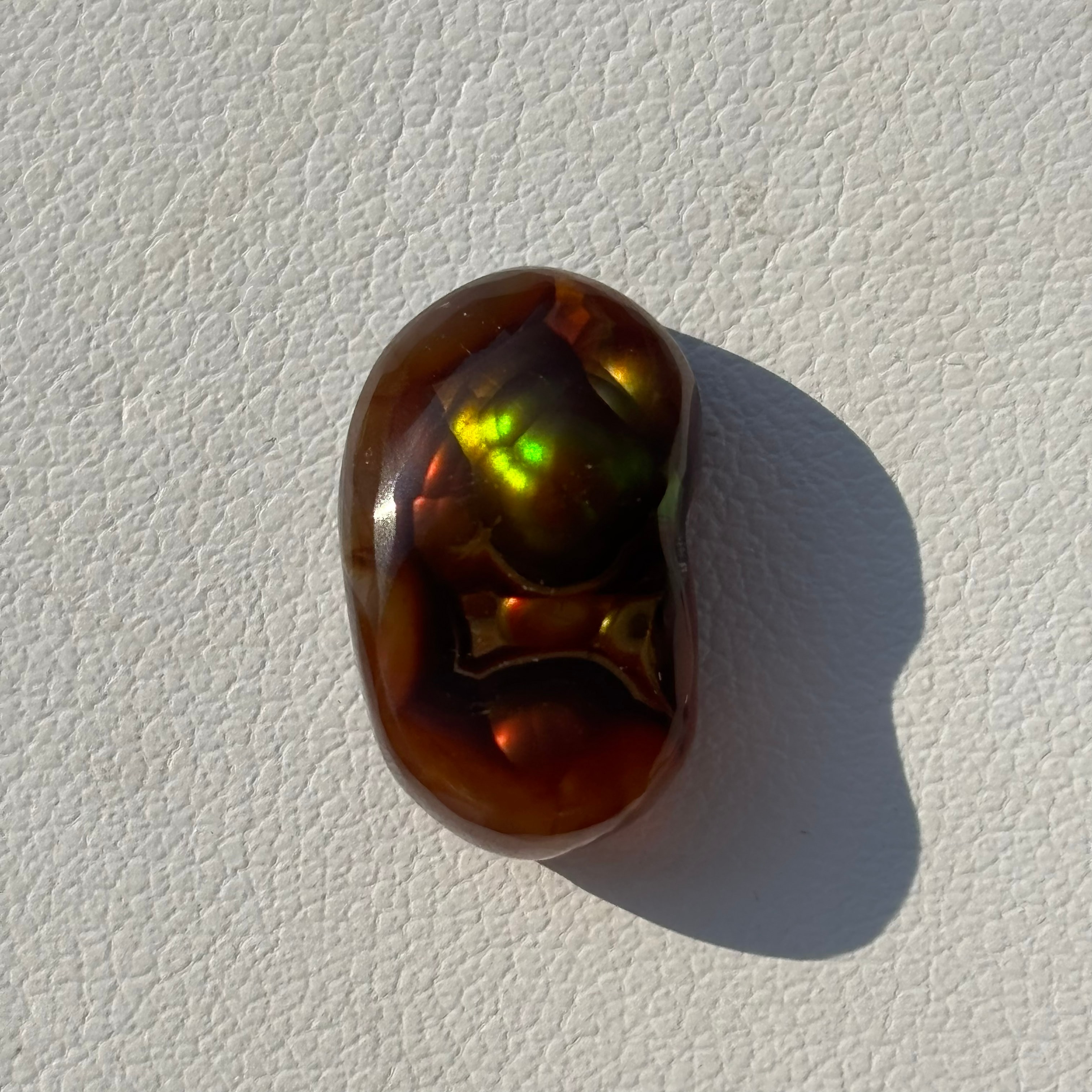 Fire Agate Free Shape Cab 8.40 ct