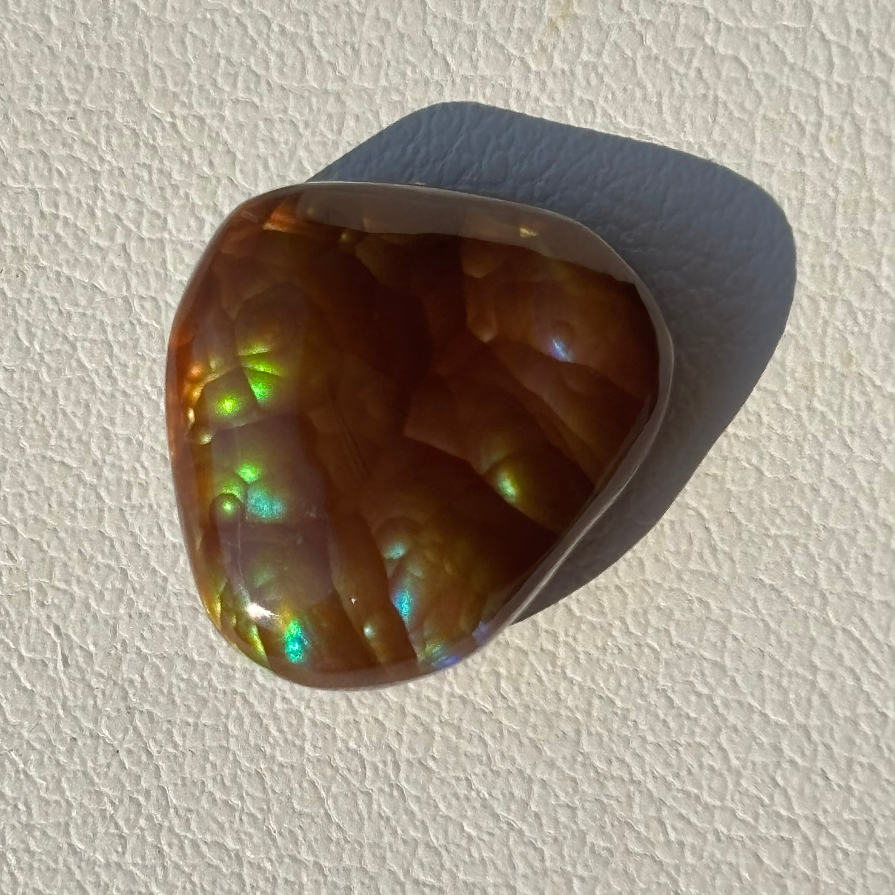 Fire Agate Free Shape Cab 7.15 ct